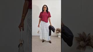 Styling burgundy  Color trend stylingideas howtostyle outfitsideas outfits [upl. by Felt]