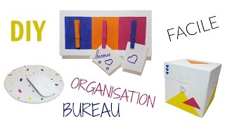 DIY DÉCO FACILE ORGANISATION BUREAU [upl. by Nyladnor932]