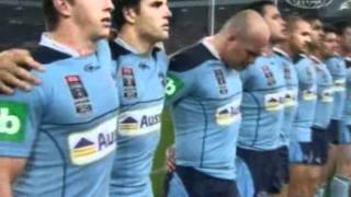 State Of Origin 2010 National Anthem Straalen McCallum [upl. by Medovich]