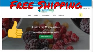 🍗 Freeze Dried Wholesalers  Free Shipping LongTermFoods freezedriedfoods Best [upl. by Allx]