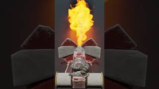 Flame turret 3d 3danimation fyp shorts [upl. by Eads877]