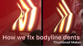 Yes We fix can bodyline dents [upl. by Cottrell]