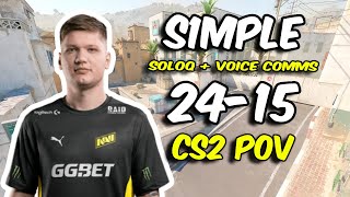 s1mple 2415 vs FACEIT Ranked Dust2 Oct 23 2024  CS2 POV [upl. by Edylc]