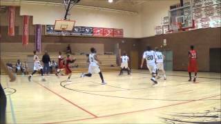 Akimel VS Centennial Middle School January 2014 Varisty Basketball [upl. by Angelle]