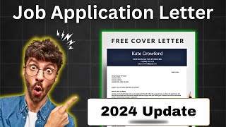 How To Write A Perfect Cover Letter in 2024 I Job Application 100  Approved [upl. by Wack]