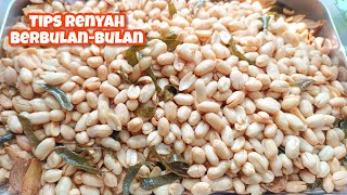 RENYAH BERBULANBULAN DAN TAHAN LAMA  ANTI ALOT ANTI MELEMPEM  kacang bawang renyah gurih [upl. by Keith187]