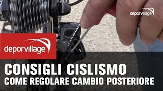 Come regolare il cambio posteriore della bici da corsa [upl. by Oicam548]