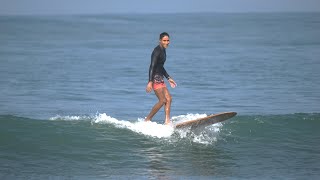 Playa La Saladita Mexico Longboard Surfring [upl. by Herbert]