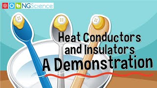 Heat Conductors and Insulators – A Demonstration [upl. by Ecinahs192]