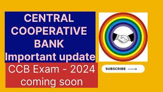 Central Cooperative bank exam vacancy details  2024 Cooperative exam srb drb ccbexam exam [upl. by Hyo]