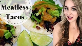 Vegetarian Mexican Tacos  Tacos de Jamaica Hibiscus [upl. by Saxena]