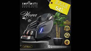 Infiniti Massage Chairs Australia  NOVA 4D Full Body Massage Chair [upl. by Lenuahs]