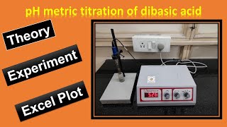 pH metric titration of dibasic acid oxalic acid against sodium hydroxide [upl. by Akeinahs944]