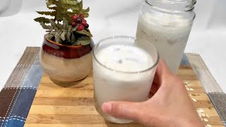 Agua o refresco de avena con pocos ingredientes y sin grumos bebidasaludable [upl. by Acinoev]