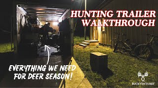 The PERFECT Whitetail Hunting Trailer Complete Walkthrough [upl. by Rehpotisrhc]