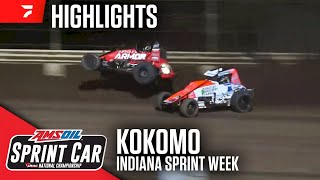 𝑯𝑰𝑮𝑯𝑳𝑰𝑮𝑯𝑻𝑺 USAC AMSOIL National Sprint Cars  Kokomo Speedway  Indiana Sprint Week  July 27 2024 [upl. by Aikal]