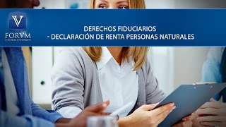 Derechos fiduciarios Congreso Derecho Tributario [upl. by Neelya]