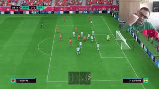 Marocco  Spagna My reactions and comments FIFA 23 [upl. by Leviram]