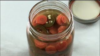 Pickled Jalapeños and Carrots [upl. by Akinot]