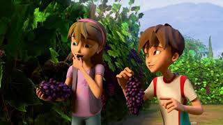 HDSuperbook Joshua and Caleb  Vineyard Scene [upl. by Ainoda]