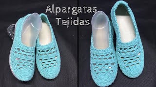 😃 Alpargatas tejidas en Crochet ➡️ Explicadas PASO A PASO fáciles de realizar [upl. by Ecyla]