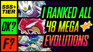 I Ranked ALL 48 Mega Evolution Pokemon Shiny Forms  Mr1upz [upl. by Enotna513]