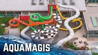 ALL WATER SLIDES at AquaMagis Plettenberg 2018 Version [upl. by Annaig533]