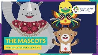 AsianGames2018 Fun Fact 4  The Mascots [upl. by Allan]