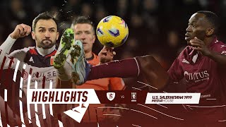 Serie A Tim 20232024  21ª giornata  Salernitana  Genoa 1  2  Highlights [upl. by Ardnoyek]