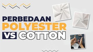 Cara Membedakan Bahan Kain Katun Dan Polyester [upl. by Akemihs]