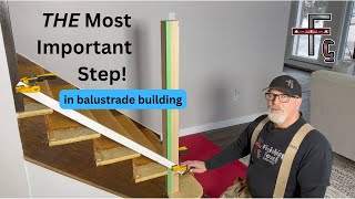 Balustrade Layout Establish rake newelrailing height and locations [upl. by Anires]