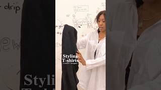 How To Style TShirts Fashion Tips  styling tips for fashion videos [upl. by Nnyltiac]