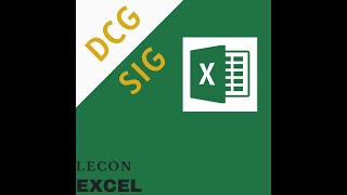 DCG SIG  EXCEL  Adressage et Recopie [upl. by Assilana]