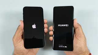 iPhone 12 vs Huawei P30 Pro Speed Test amp Camera Comparison [upl. by Yonah]