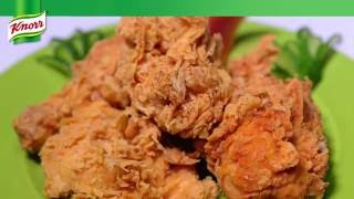 Knorr Crispy Fried Chicken Mix Tutorial [upl. by Fortunia753]