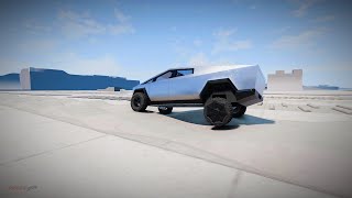 Tesla Cybertruck Suspension Testing  BeamNG Drive [upl. by Yor]