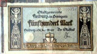 Banknoten Sammlung 04 Deutsches Notgeld Part 12 [upl. by Iluj]