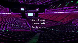 Smile Flower 웃음꽃 by SEVENTEEN but youre in an empty arena CONCERT AUDIO USE HEADPHONES 🎧 [upl. by Lebisor]