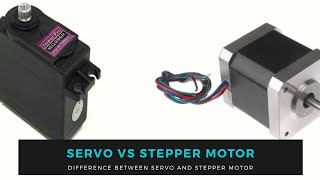 Servo Motor vs Stepper Motor  What is best for your project │Motion Control Training [upl. by Tudela]