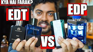 EDT VS EDP  LONGLASTING  DIFFERENCE BETWEEN EDT VS EDP IN HINDI eau de parfum vs eau de toilette [upl. by Eivlys788]