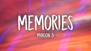 Maroon 5  Memories Lyrics [upl. by Jefferson]