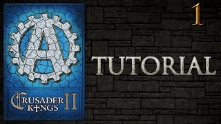 CK2 Crusader Kings 2 Tutorial for New Players Lets Play Part 1 [upl. by Nauqit]