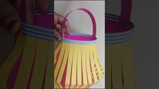 Diy Paper LampEasy Craft Tutorial diy artandcraft handmade art diwali festival decoration [upl. by Kurzawa335]