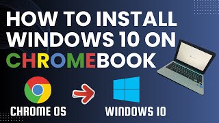 How to install Windows 10 on HP Chromebook 11 G4 windows10 onetap [upl. by Chaffin835]