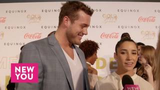 Aly Raisman and Colton Underwood at the quotGold Meets Goldenquot Event [upl. by Kcirdlek]