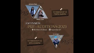 Ascension  Fall 2023 PreAudition Workshops  Natalya Tsao amp Mariel Chua [upl. by Edgar219]