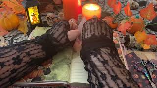 French Paper HAPPY HALLOWEEN 🎃 👻💀🦇🕯️ Junk Journal  Classical spooky music [upl. by Aicrag528]