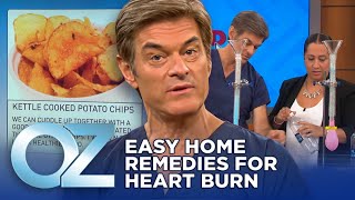 At Home Heart Burn Remedies  Oz Health [upl. by O'Hara705]