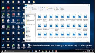 Cannot see thumbnail Pics in Windows 7 or 8 [upl. by Nwavahs]