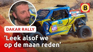 Coureurs DOOR ELKAAR GERAMMELD door grote STENEN  Dakar Rally [upl. by Inalial]